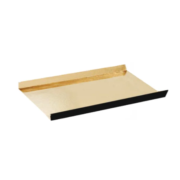 FONDS PLIÉS 380 G/M2 10x4,5+1,5 CM OR/NOIR CARTON (200 UNITÉ) - Garcia de Pou