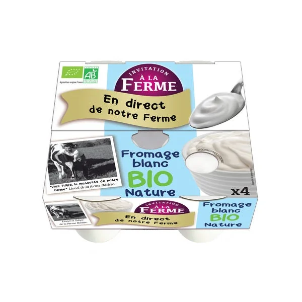 Fromage blanc fermier - 4x100g
