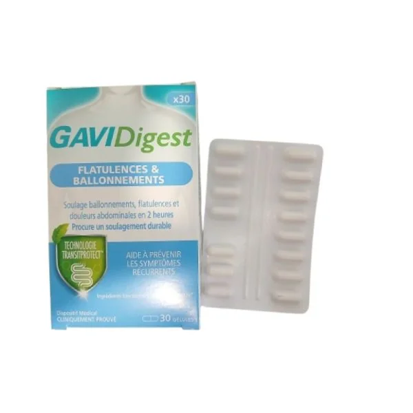 GAVIDigest Flatulences & Ballonnements - 30 Gélules