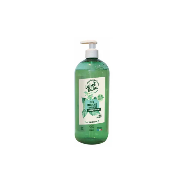Gel douche fraîcheur 1 Litre Label Tribu