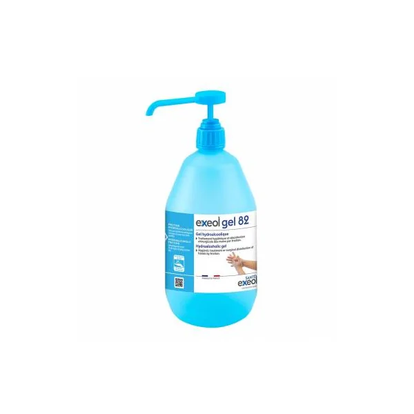 Gel hydroalcoolique Exeol gel 82