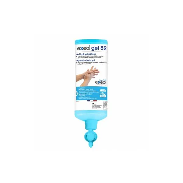 Gel hydroalcoolique Exeol gel 82