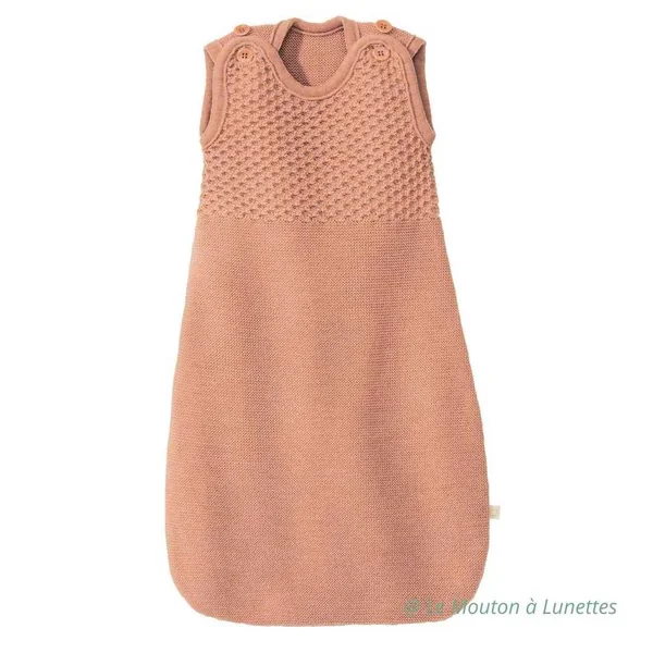 Gigoteuse bébé en tricot de laine mérinos Bio - DISANA