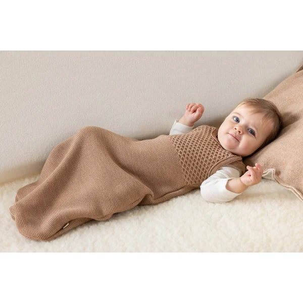 Gigoteuse bébé en tricot de laine mérinos Bio - DISANA
