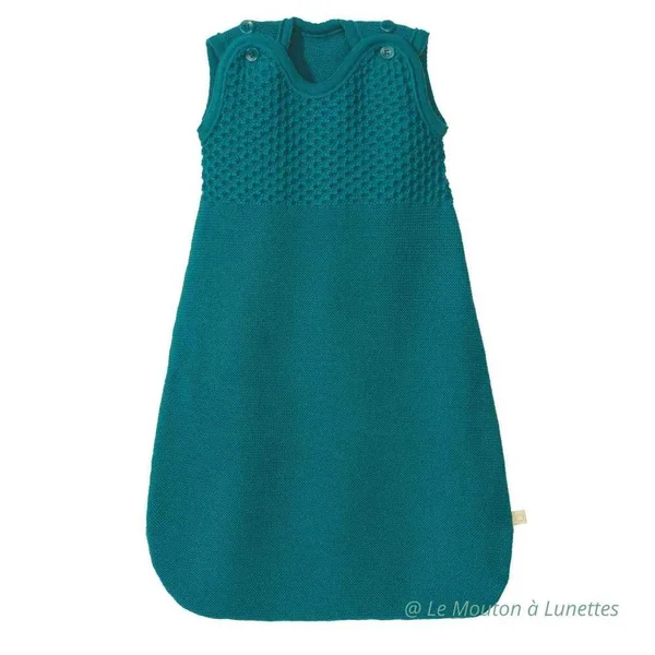 Gigoteuse bébé en tricot de laine mérinos Bio - DISANA