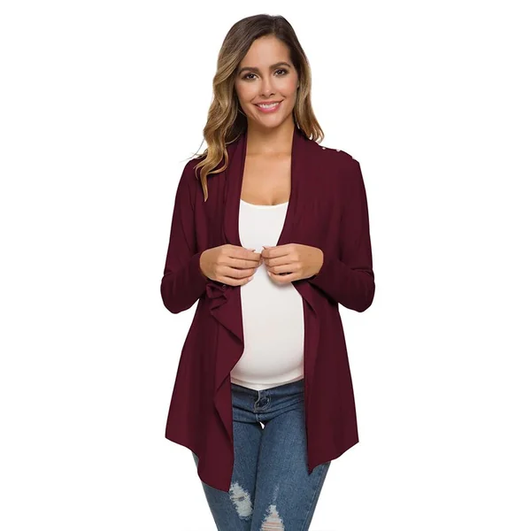 Gilet de grossesse d'allaitement 2 en 1 - Noir/Rose/Bordeaux - Reste 1L