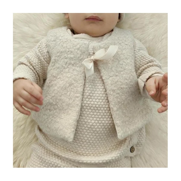 Gilet sans manches moumoute réversible