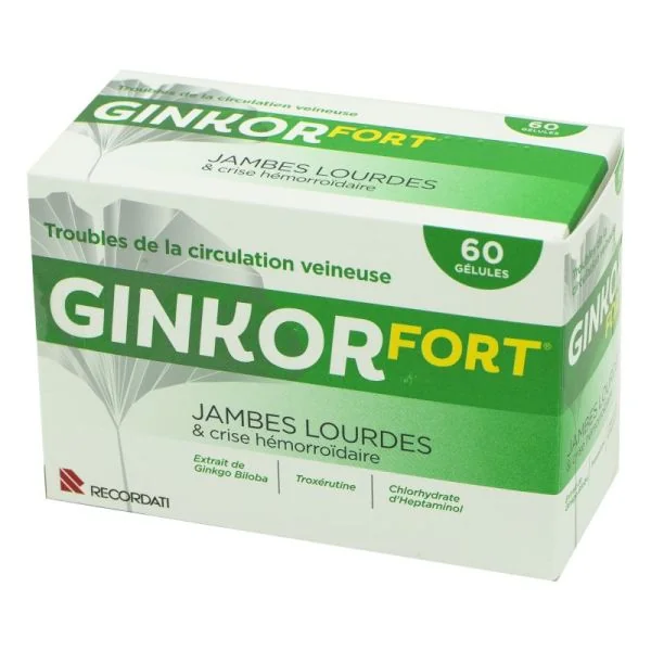Ginkor Fort, 60 gélules
