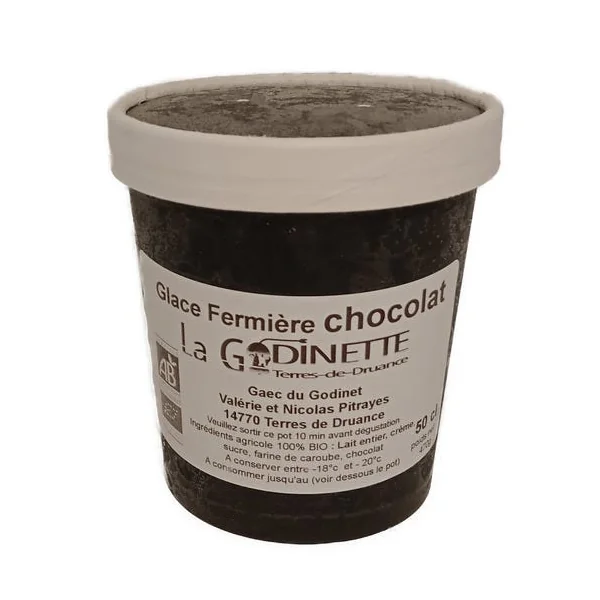 Glace fermière chocolat - 500g
