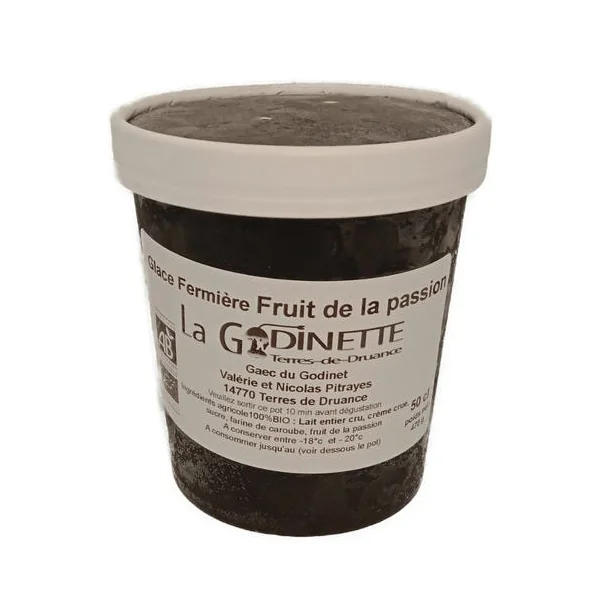 Glace fermière fruits de la passion - 500g