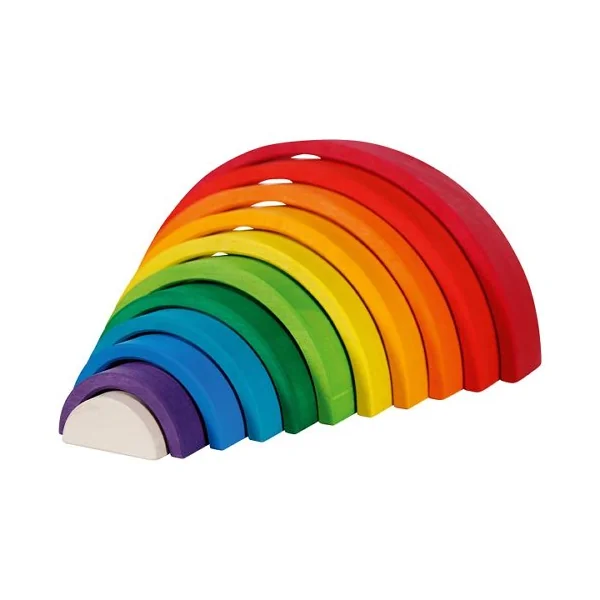 Grand Arc-en-ciel GOKI - Jeu de construction en bois