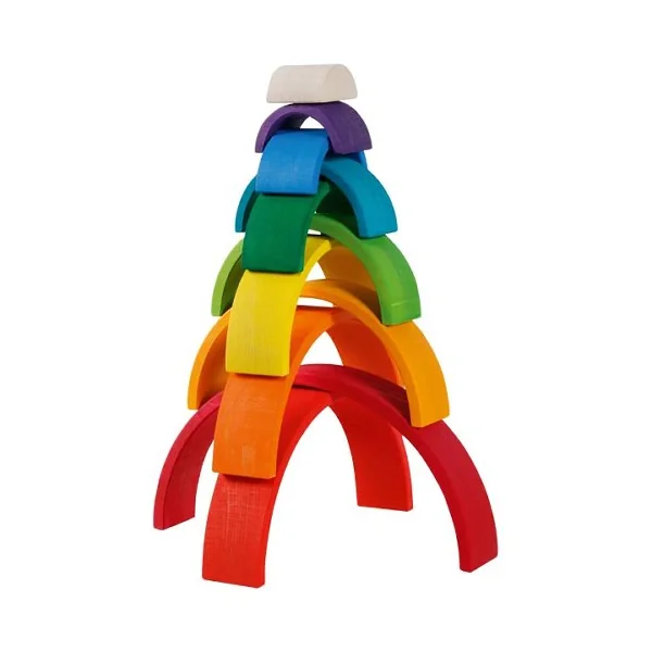 Grand Arc-en-ciel GOKI - Jeu de construction en bois