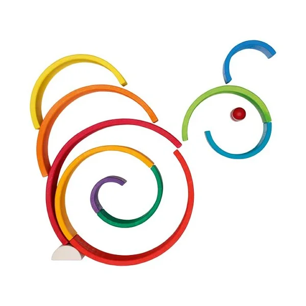 Grand Arc-en-ciel GOKI - Jeu de construction en bois