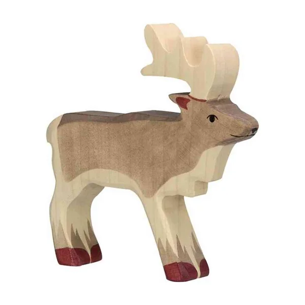 Grand cerf en bois Holztiger