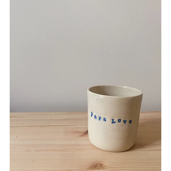 Grand mug, tasse Papa Love artisanal