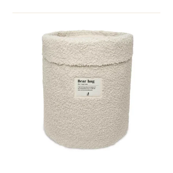 Grand panier de rangement boucle naturel