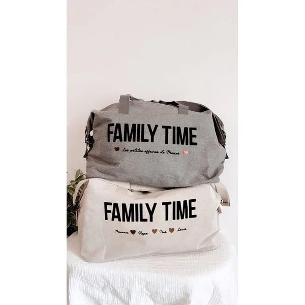 Grand sac de voyage personnalisable FAMILY TIME