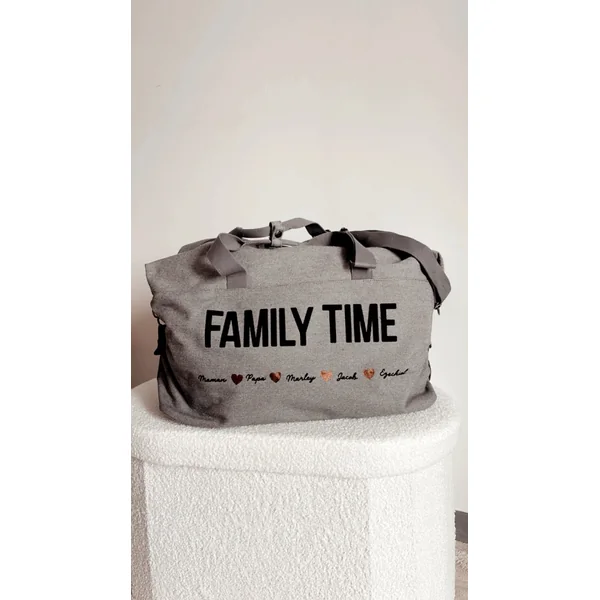 Grand sac de voyage personnalisable FAMILY TIME