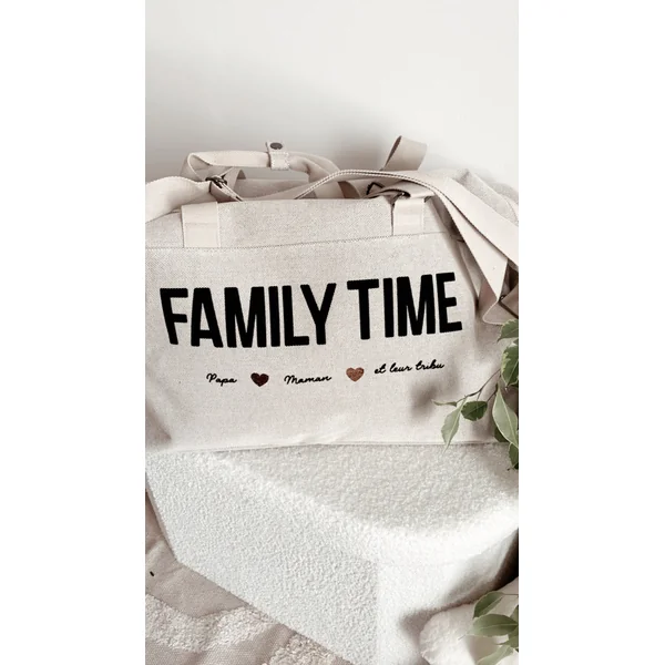 Grand sac de voyage personnalisable FAMILY TIME