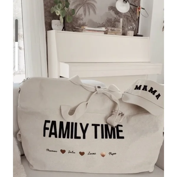 Grand sac de voyage personnalisable FAMILY TIME