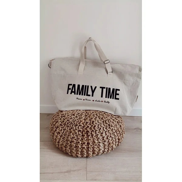 Grand sac de voyage personnalisable FAMILY TIME