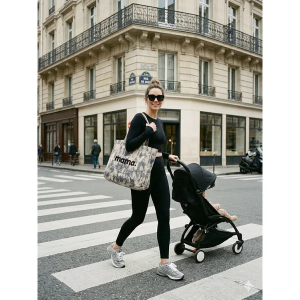 Grand sac Mama Tie & Dye Personnalisé – Le sac des mamans stylées