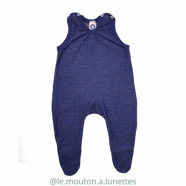 Grenouillère bébé en éponge de laine bio - COSILANA