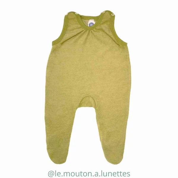 Grenouillère bébé en éponge de laine bio - COSILANA