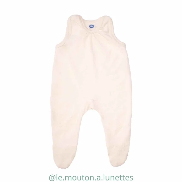 Grenouillère bébé en éponge de laine bio - COSILANA