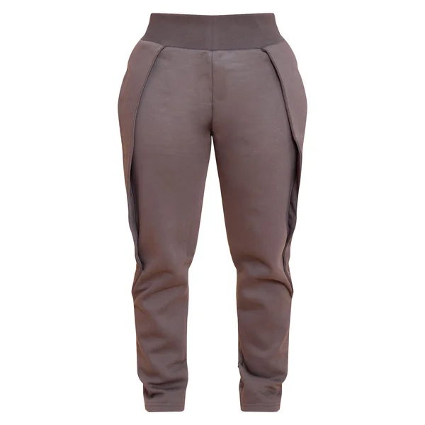 Gris Anthracite Joggers Cocon Taille Haute À Plis Frontaux Shape
