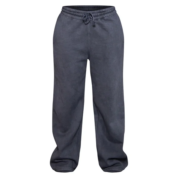 Gris Anthracite Joggers Larges Oversize Effet Délavé
