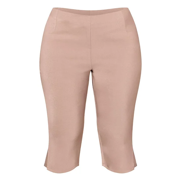 Gris Champignon Ensemble Coordonné Capri Ajusté Shape À Ourlets Fendus