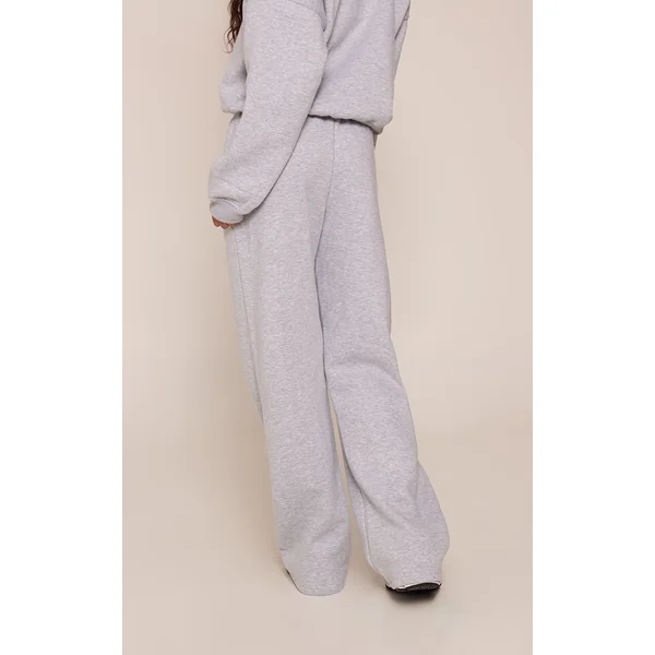 Gris Chiné Jogging Droit Imprimé Editions Gris Chiné