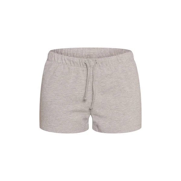 Gris Short En Jersey De Coton À Détail De Poche À Carreaux
