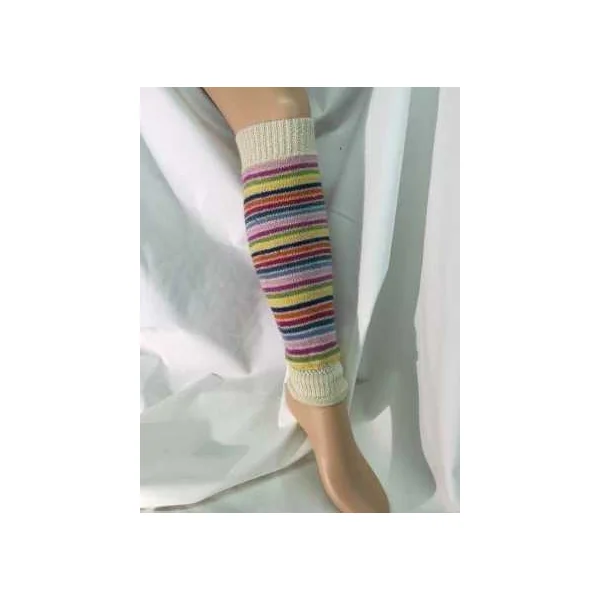 Guêtres en pure laine bio arc-en-ciel pour enfant et adulte – Hirsch Natur - Derniers exemplaires