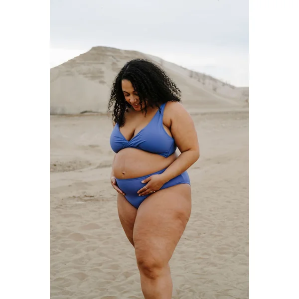 Haut de maillot de bain - blue bloom