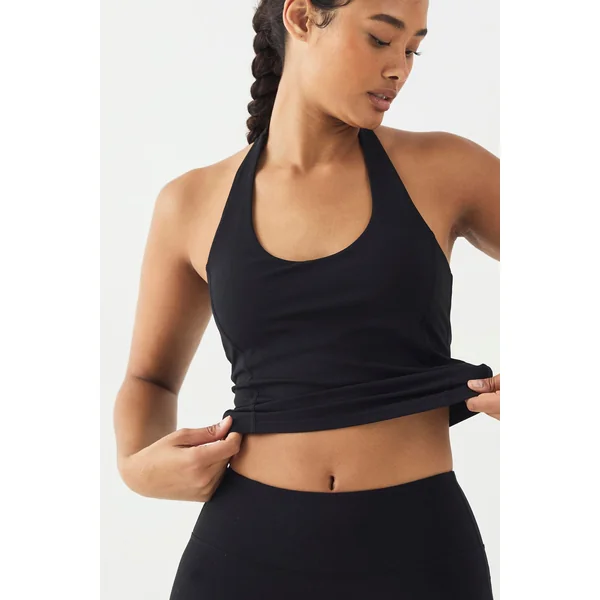 Haut de Sport DSGN Studio Ultra Sculpt à Détails de Coutures et Col Licou Rembourré