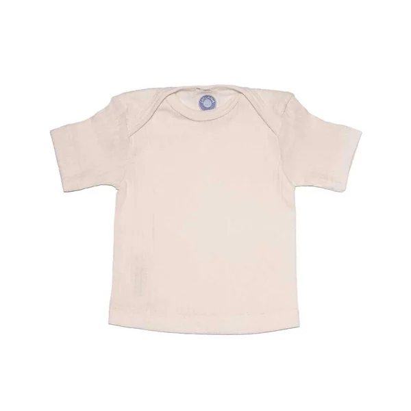 Haut manches courtes en coton laine et soie pour bébé - COSILANA
