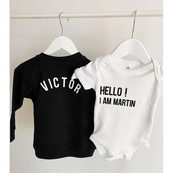 Hello I am - Body ou tee-shirts