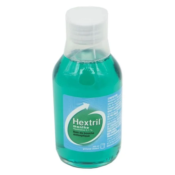 Hextril menthe 0,1 % bain de bouche - Flacon 200 ml