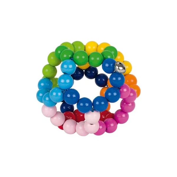 Hochet balle arc-en-ciel flexible HEIMESS