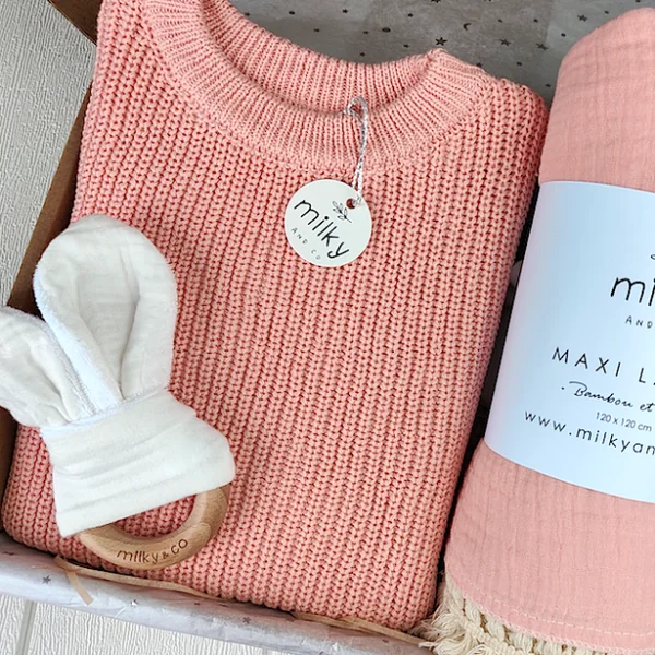 Hochet lapin blanc personnalisable