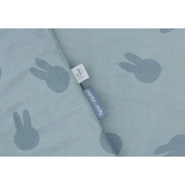Housse de couette et taie 100x140cm Miffy Shadow - Sea Green