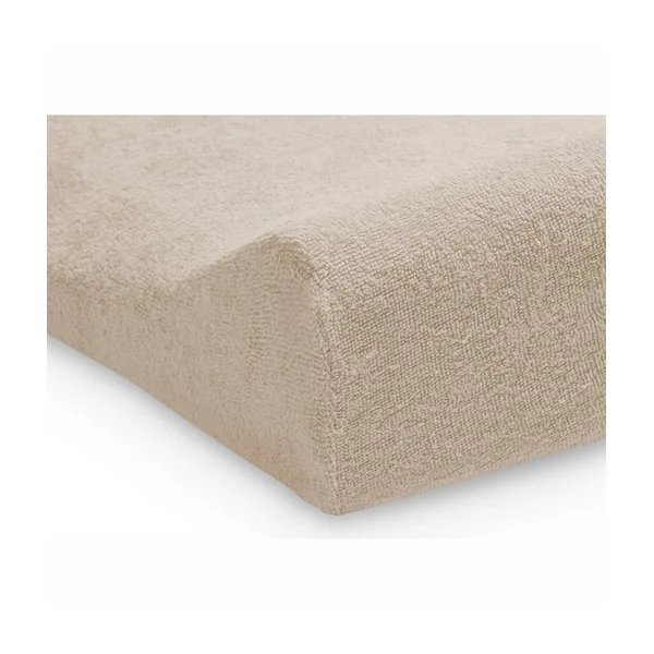 Housse matelas à langer éponge nougat