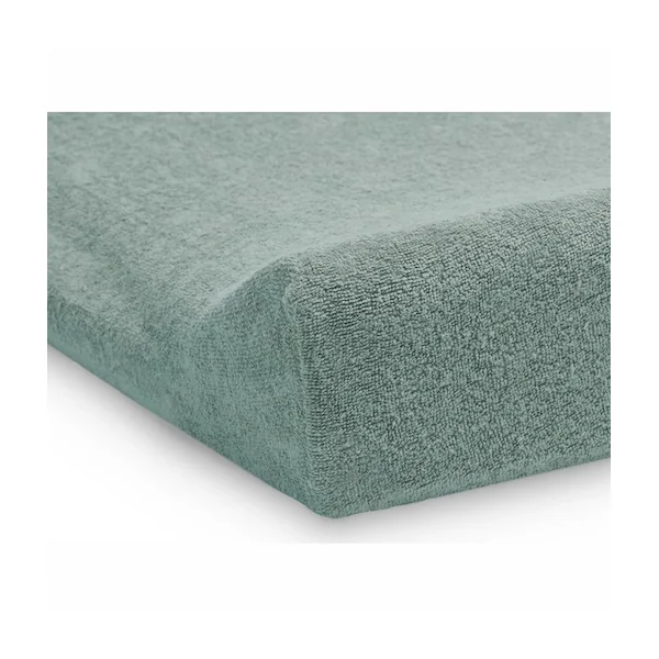 Housse matelas à langer éponge vert