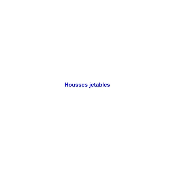 Housses jetables pour appuie-tête facial