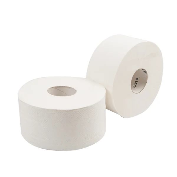 HYGIÉNIQUE "BABY JUMBO" ECOLABEL 2 PLIS - 160 M 17 G/M2 Ø19,5x9,5 CM BLANC OUATE (12 UNITÉ) - Garcia de Pou
