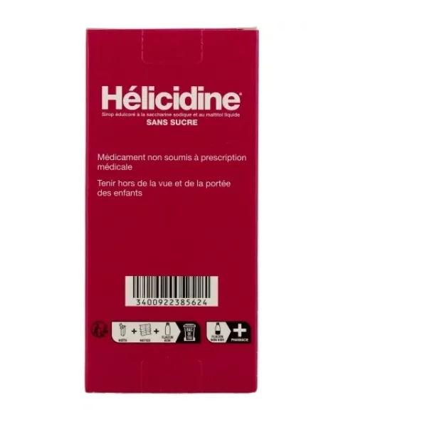 Hélicidine Sirop Sans Sucre 250 ml