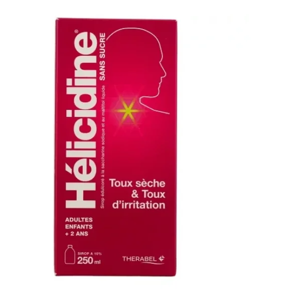 Hélicidine Sirop Sans Sucre 250 ml