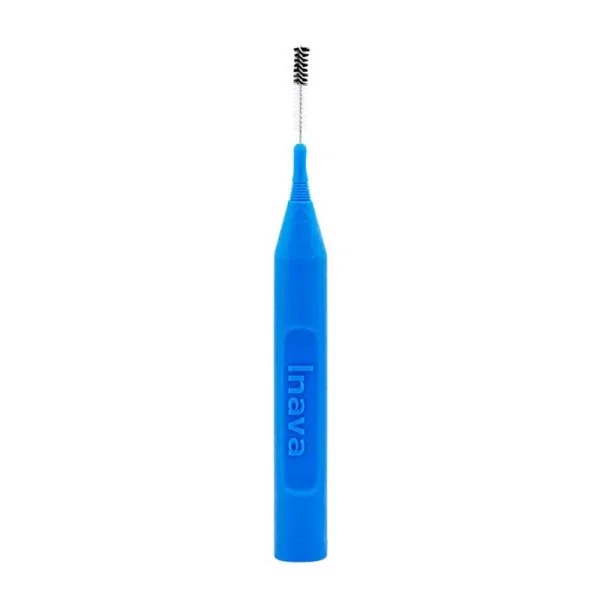 INAVA Brossettes MONO COMPACT Bleues 0.8mm ISO1 - Espaces Interdentaires Etroits - Bte/4